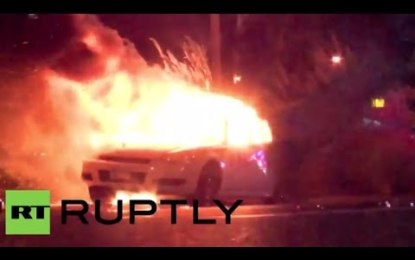 Incendios, saqueos y enfrentamientos, saldo tras el veredicto del caso Ferguson