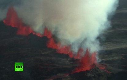 Las venas abiertas de la Tierra: El volcán Bardarbunga entra en erupción