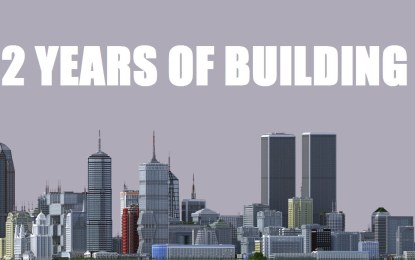 Pasó dos años construyendo una ciudad en Minecraft