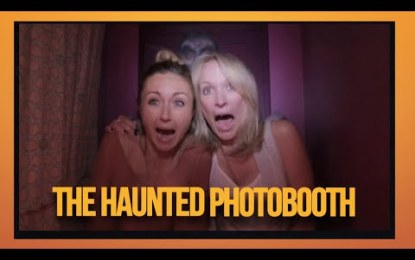 Terrorífica broma en una cabina de fotos ‘calienta’ Halloween