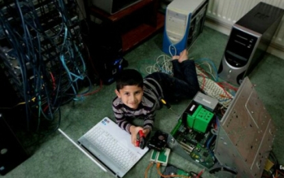 Un genio de la informática a los 6 años