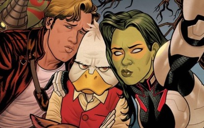 The Guardians of the Galaxy se hacen un Selfie con Howard The Duck