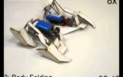 Video: Conozca el robot estilo ‘origami’ que se ensambla a sí mismo