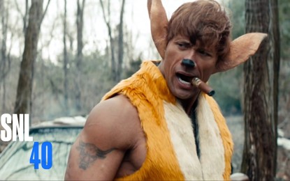 Disney hace parodia de Bambi con Dwayne Johnson The Rock (Video)