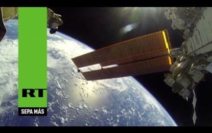 Astronautas graban con una GoPro las labores durante su caminata espacial