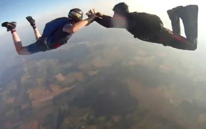 Encuentra una GoPro caída del cielo y lo último que quedó grabado es impresionante