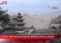 Un turista graba el momento exacto en que comienza el terremoto en Nepal