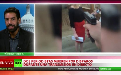 Matan a dos periodistas durante una emisión en vivo en Virginia