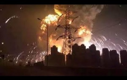 Video: Impresionante explosión sacude a una ciudad del norte de China