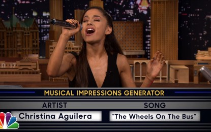 Ariana Grande Impresiona con Imitaciones (Video)