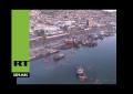 Chile: Vista aérea de los daños ocasionados tras el terremoto