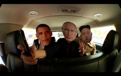 Putin, Obama y Kim, en ‘skate’ al son de ‘¿Por qué no podemos ser amigos?’