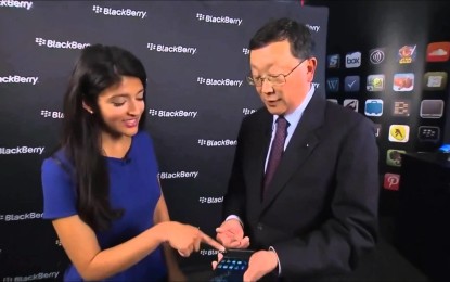 VIDEO: BlackBerry muestra su primer smartphone con Android
