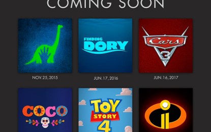 Disney Pixar Studios Revela sus Proximas Peliculas y Fechas de Estreno