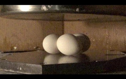 Los huevos de Terminator: ¿se pueden aplastar huevos bañados en nitrógeno líquido?