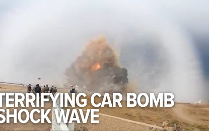 Explosión carro bomba