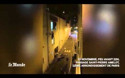 VÍDEO: Comparten vídeo del atentado en París