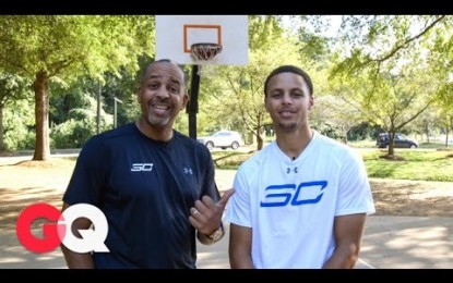 VÍDEO: Stephen Curry juega contra su padre ¿Quién crees que ganó?