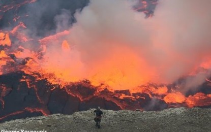 Impresionante grabación desde el ‘corazón’ de un volcán activo