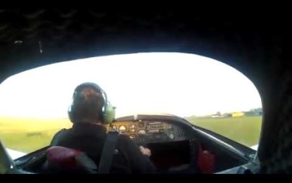 Un piloto graba cómo se estrella con su avioneta