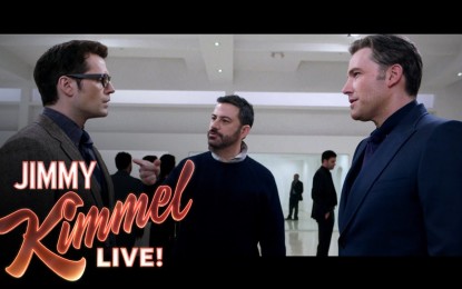Jimmy Kimmel hace Parodia de la Pelicula Batman v Superman Dawn of Justice