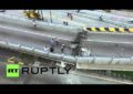 Dron graba cómo quedó puente en Guayaquil tras terremoto de 7,8 en Ecuador