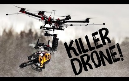 En Finlandia crean un dron ‘asesino’ con motosierra integrada