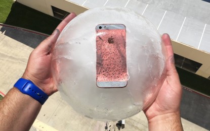 ¿Resistirá el nuevo iPhone congelado a una caída desde 30 metros?