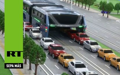 Este ‘autobús del futuro’ chino acabará con los atascos para siempre