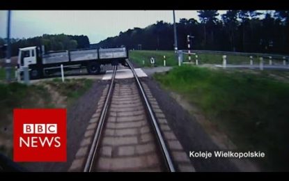 Polonia: maquinista de un tren evitó una tragedia [VIDEO]