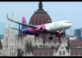 Un avión de pasajeros pasa ‘rozando’ el centro de Budapest