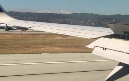 Dos aviones aterrizan a la vez en el aeropuerto de San Francisco