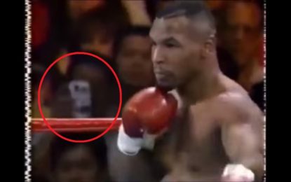 ¿El supuesto ‘smartphone’ en una pelea de Mike Tyson de 1995 demuestra los viajes en el tiempo?