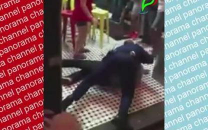 ¿Vale todo? Un violento arresto al estilo lucha libre