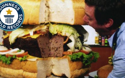 Esta enorme hamburguesa mantuvo un récord mundial por 4 años
