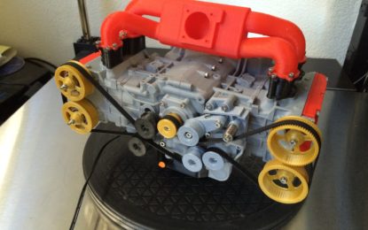 Este motor de auto fue hecho en una impresora 3D y es funcional