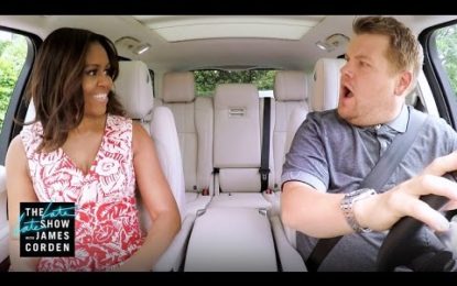 ¿Michelle Obama cantando como Beyoncé en un Karaoke? Parece que todo es posible