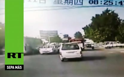 Brutal choque múltiple deja 10 muertos en China