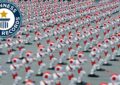 Más de mil robots bailan al son de la música en China y baten un récord Guinness