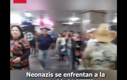 Neonazis mexicanos ‘se pelean’ con miembros de la comunidad gay durante una manifestación