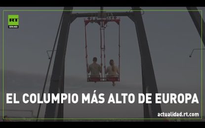 Solo para los que tienen nervios de acero: Así es el columpio más alto de Europa