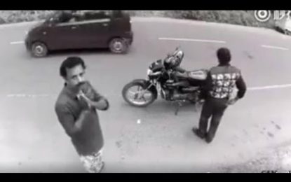 ‘El ladrón religioso’: hombre pide perdón a la cámara tras notar que su robo fue grabado