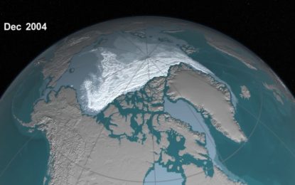 ¿Hora de pensar?: 30 años de reducción del hielo ártico en un video ‘timelapse’ de la NASA