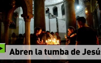 PRIMERAS IMÁGENES: Abren la tumba de Cristo por primera vez en siglos