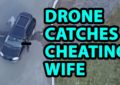 Siguió a su mujer con un dron y descubrió cómo lo engañaba con otro (FUERTE AUDIO)
