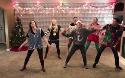 El baile de Navidad anual de una familia de 8 hermanos [VIDEO]
