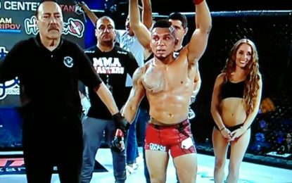 Terrorífico e inesperado momento al final de una pelea de la MMA