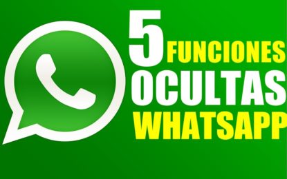 Conoce 5 funciones “ocultas” que tiene tu WhatsApp