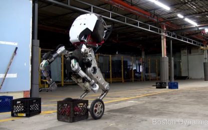 Un nuevo “escalofriante” robot que salta tanto como los humanos
