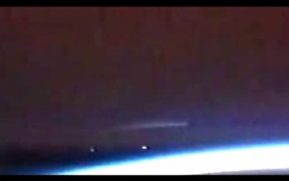 Avistan un supuesto ovni durante una retransmisión en vivo de la NASA desde la EEI